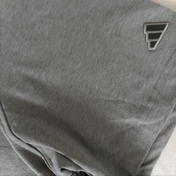 New Men's Adidas Go-To Golf Polo Silver Pebble - Picture 5 of 5